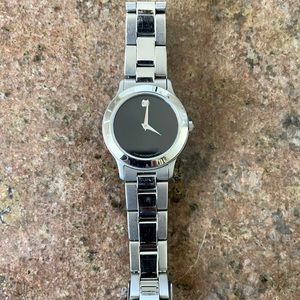 Classic Movado stainless steel watch